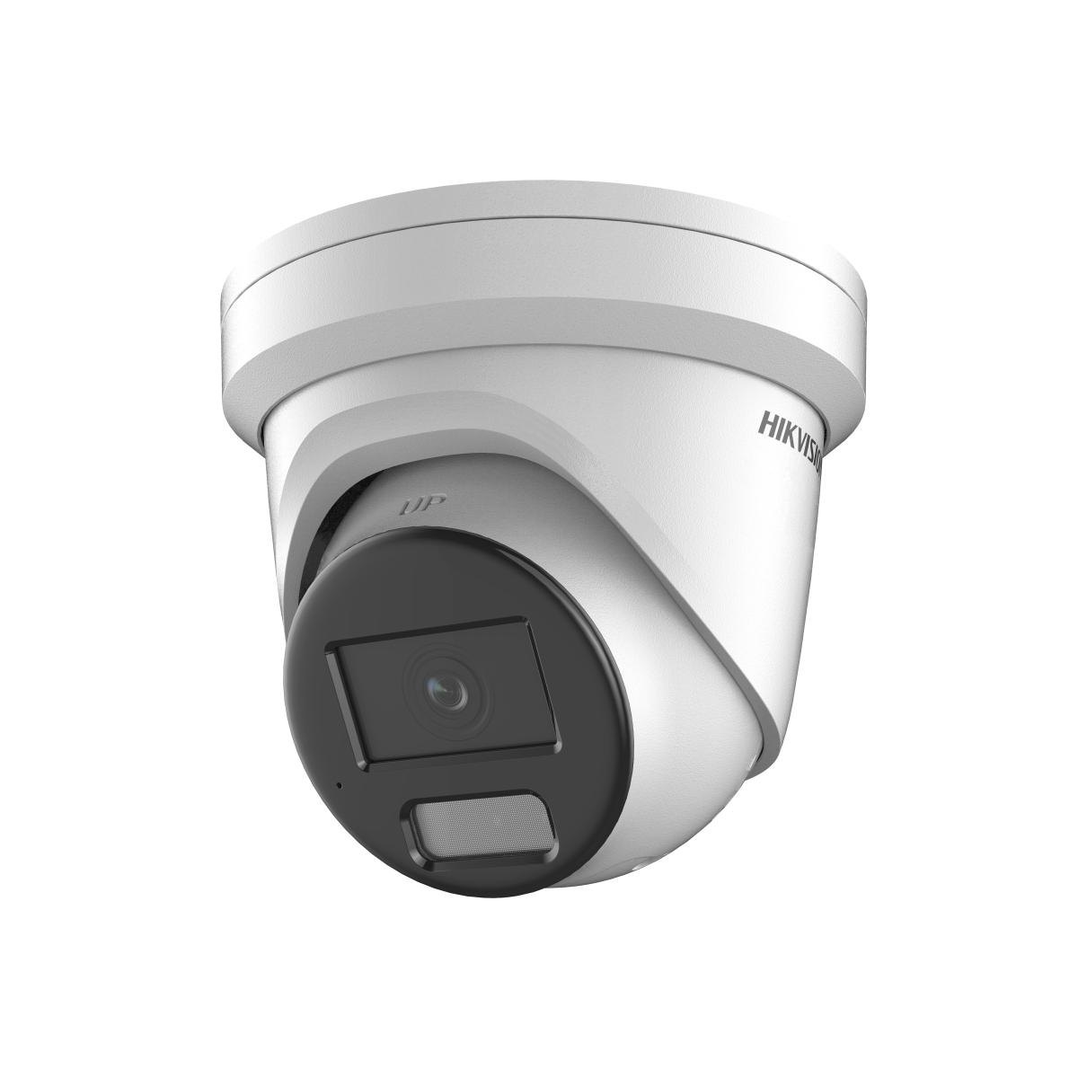 Мегапикселова куполна IP камера Ден/Нощ, вградена бяла LED светлина с обхва HIKVISION DS-2CD2327G2-LU(C)