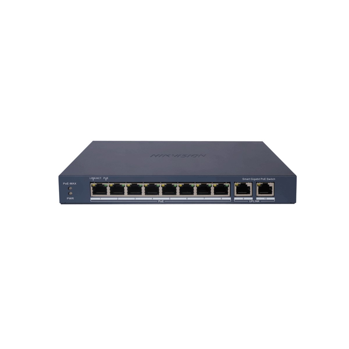 10-портов управляем (smart Cloud managed) PoE мрежов комутатор HIKVISION DS-3E1510P-EIV2