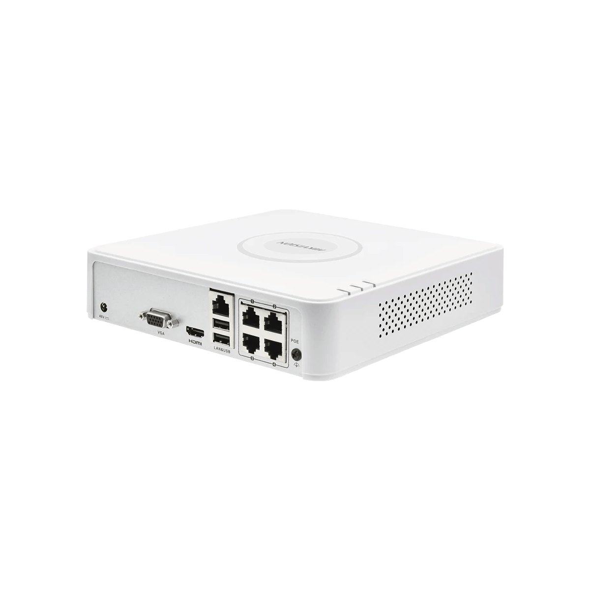 4-канален мрежов рекордер/сървър с 4 вградени PoE порта (max 36W) HIKVISION DS-7104NI-Q1/4P(D)