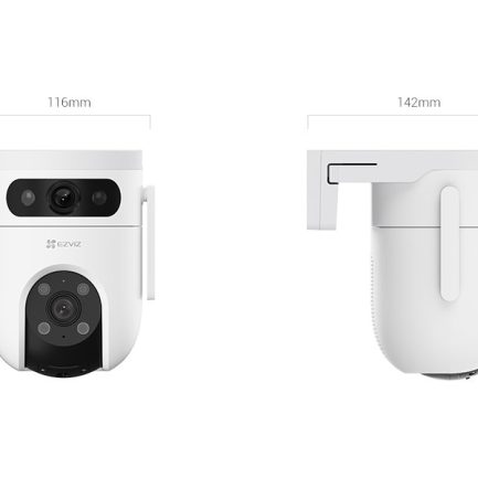 4G LTE и Wi-Fi 6 безжична управляема двойна (Dual-lens) IP камера Ден/Нощ EZVIZ CS-H9c
